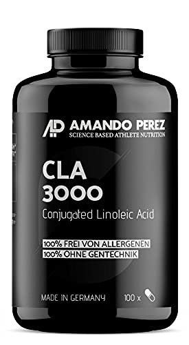 CLA - 3000 mg por dosis - Alta dosis - Ácido linoleico conjugado - 100 cápsulas