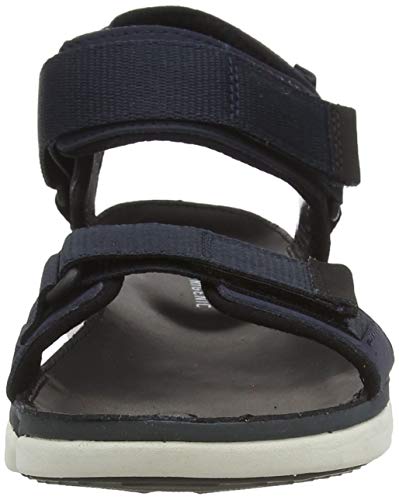 Clarks Tri Cove Trail, Sandalias Punta Cerrada Hombre, Azul (Navy Combi Navy Combi), 42 EU