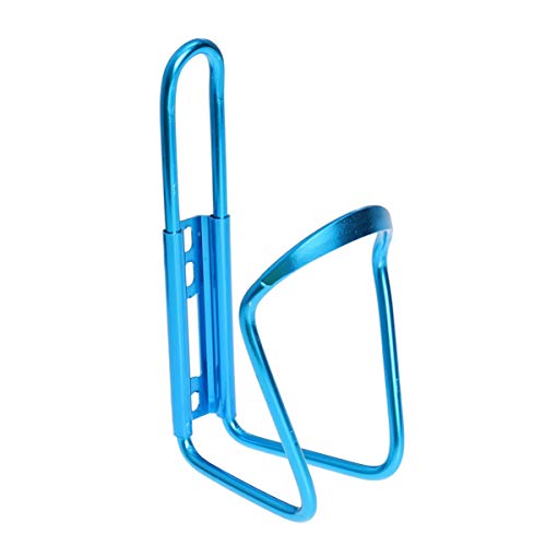 CLISPEED Bike Water Bottle Holder Aluminum Alloy Lightweight Basic MTB Bike Bicycle Bottle Holder Cages Brackets for Outdoor Activities (Blue)