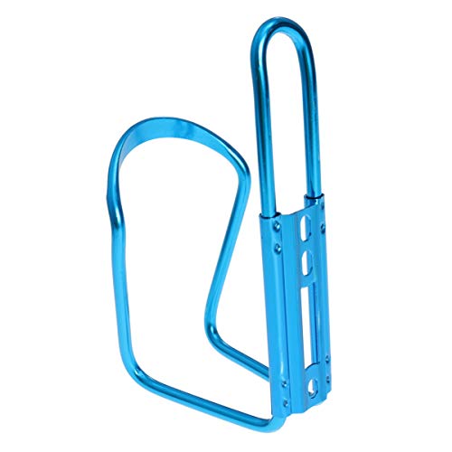 CLISPEED Bike Water Bottle Holder Aluminum Alloy Lightweight Basic MTB Bike Bicycle Bottle Holder Cages Brackets for Outdoor Activities (Blue)