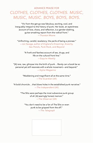 Clothes, Clothes, Clothes. Music, Music, Music. Boys, Boys, Boys.: A Memoir
