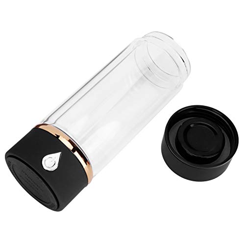 Cloudbox Generador de Agua de hidrógeno-Máquina de Agua de hidrógeno Generador de Botellas Taza de 380 ml Carga USB portátil SPE 700‑1000ppm