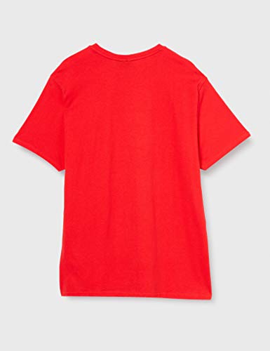 CMP Camiseta de Manga Corta para Hombre, 100% algodón, con Logotipo, 30d6397p, Hombre, Camiseta, 30D6397P, Rojo (Ferrari), XXX-Large