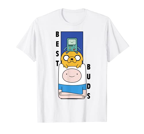 CN Adventure Time Finn Jake BMO Best Buds Camiseta