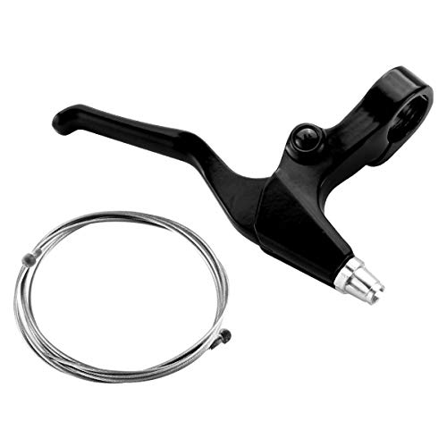 CNC Freno V-Brake para Bicicleta, Juego Completo de Frenos V Delanteros y Traseros con Pastillas de 55mm ，con Palanca de Freno y Cables.