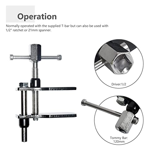 CNWOOAIVE Reposicionadora de Pistones de Frenos Delanteros, Separador de Pastillas de Freno