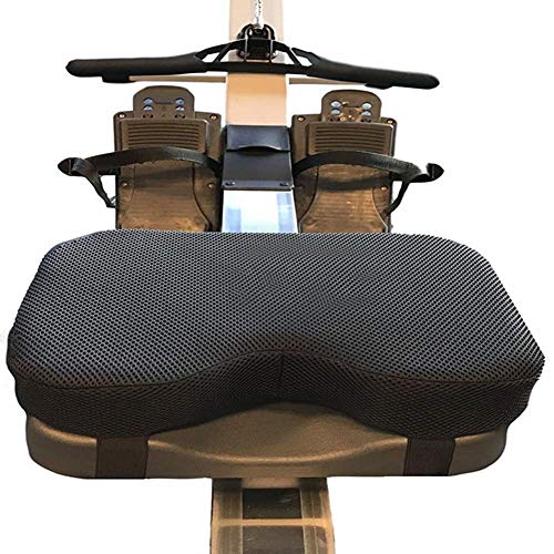 Cojín de asiento para remor, se adapta perfectamente a la máquina Concept 2, espuma con memoria de forma más gruesa, también apto para una bicicleta estacionaria acostada para ejercicio.