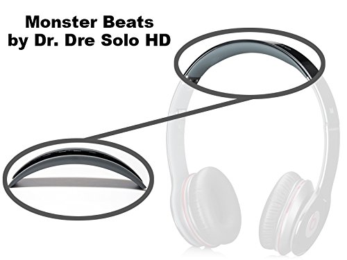 Cojinete de reemplazo para Puente Compatible con Cascos Monster Beats by Dr. Dre Solo HD, Gris