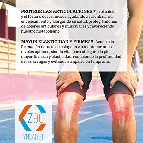 Colágeno con Magnesio 450 Comprimidos| Colágeno Hidrolizado con Calcio + Vitamina C + Vitamina D| Energía y Articulaciones Fuertes| Z90