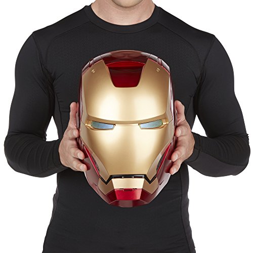 Coleccionables de Hasbro - Casco electrónico de Iron Man de Los Vengadores de Marvel Legends