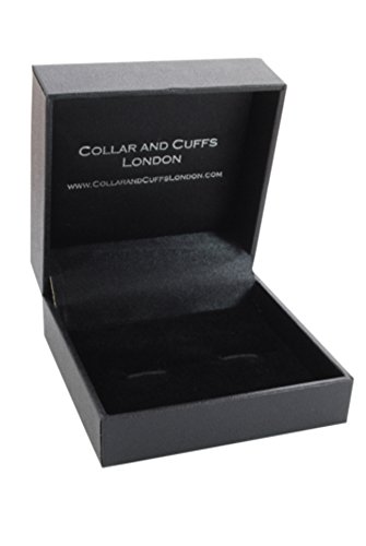 COLLAR AND CUFFS LONDON - Gemelos Caja DE Regalo - Ciclista Entusiastas De La Bicicleta - Latón - Color Plata - Ciclo Deporte Carreras Sport Ciclismo