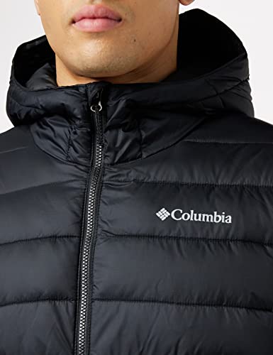 Columbia Buck Butte Insulated Hooded Chaqueta Aislante con Capucha, Hombre, Black, XXL