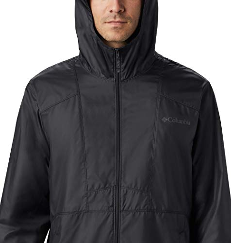 Columbia Flashback, Chaqueta cortavientos, Hombre, Negro (Black), S