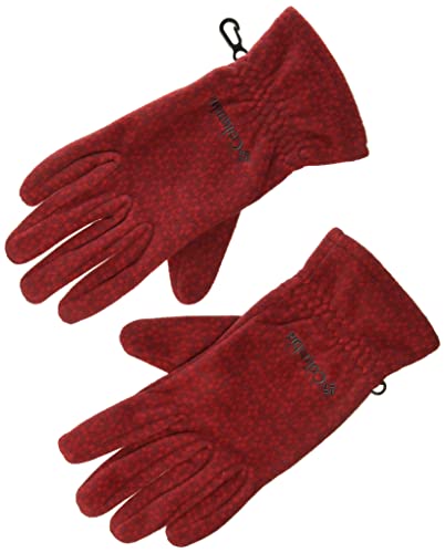 Columbia Glove W Fast Trek Guante, Marsala Red Sparkles Print, L para Mujer