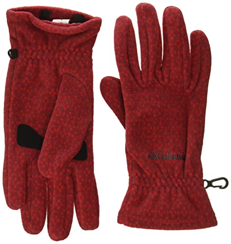 Columbia Glove W Fast Trek Guante, Marsala Red Sparkles Print, L para Mujer