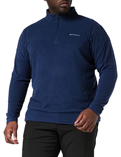 Columbia Klamath Range II Half Zip, Forro polar con media cremallera Hombre, Azul (Collegiate Navy Solid), M