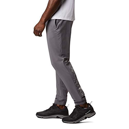 Columbia Lodge - Pantalones para Hombre, Color Gris