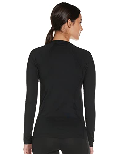 Columbia Midweight Stretch Long Sleeve Top Camiseta térmica de Manga Larga, Mujer, Black, M