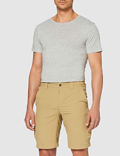 Columbia Silver Ridge II, Pantalones cortos cargo, Hombre, Marrón (Crouton), Talla W36/L10