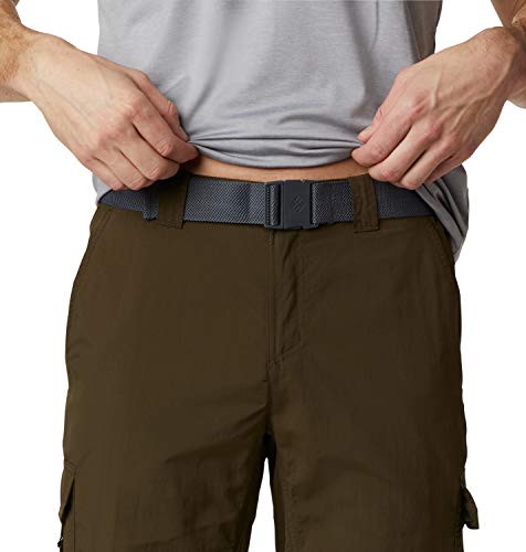 Columbia Silver Ridge II, Pantalones cortos cargo, Hombre, Verde (Olive Green), Talla W32/L10