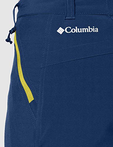 Columbia Triple Canyon Pantalón de Senderismo, Poliéster, Hombre, Azul (Carbon), Talla US: W34/L32/ (EU W44/L32)