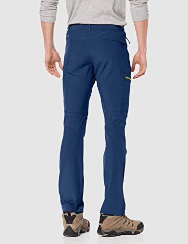 Columbia Triple Canyon Pantalón de Senderismo, Poliéster, Hombre, Azul (Carbon), Talla US: W34/L32/ (EU W44/L32)