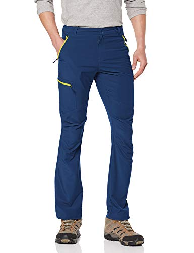 Columbia Triple Canyon Pantalón de Senderismo, Poliéster, Hombre, Azul (Carbon), Talla US: W34/L32/ (EU W44/L32)