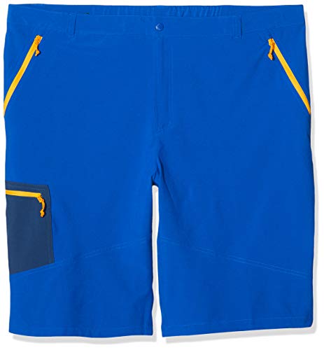 Columbia Triple Canyon Shorts Pantalones Cortos para Hombre, Azul, Carbon, 52