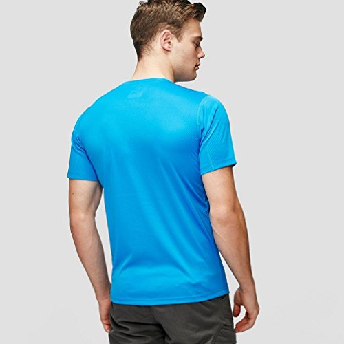 Columbia Zero Rules Short Sleeve Shirt Camiseta de Manga Corta, Hombre, Azul (Hyper Azul), S