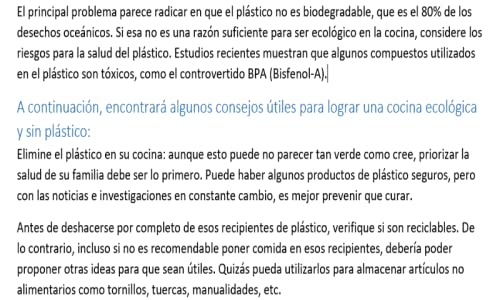 Cómo lograr una cocina sin plástico y respetuosa con el medio ambiente