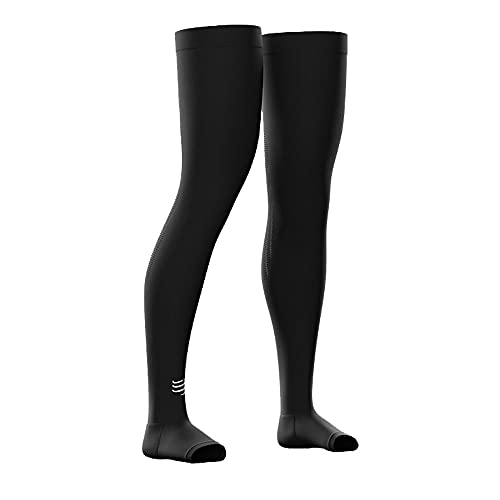 COMPRESSPORT Pierna de compresión Unisex, Unisex Adulto, CS2FLV299T3, Negro, 3 años