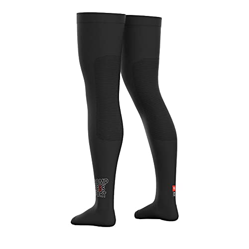 COMPRESSPORT Pierna de compresión Unisex, Unisex Adulto, CS2FLV299T3, Negro, 3 años