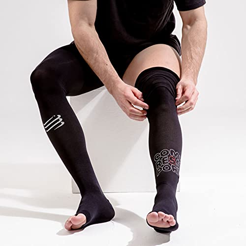 COMPRESSPORT Pierna de compresión Unisex, Unisex Adulto, CS2FLV299T3, Negro, 3 años