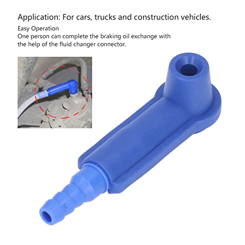 Conector del Cambiador de Líquido de Frenos Conector del Cambiador de Aceite de Freno Abs Azul Cambio de Aceite Y Herramienta de Cambio de Líquido para Automóviles, Camiones, Vehículos de Construcción