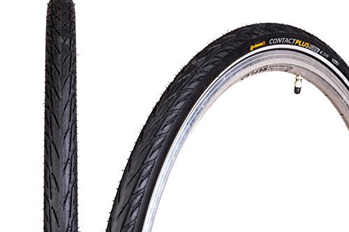 Continental Contact Plus City Reflex Neumáticos para Bicicleta, Unisex Adulto, Negro, 37-622 (28×1 5/8×1 3/8´´)