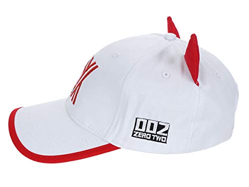 CoolChange Gorra de Darling in the FranXX con Zero Two Horns, blanco