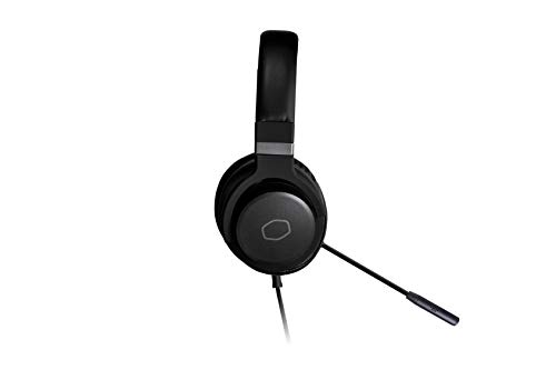 Cooler Master MH752 Auriculares Gaming Headset Sonido Entorno Virtual 7.1, Compatible PC y Consola, Audio Drivers Imanes Neodimio 40 mm, Mic Cristalino y Livianos, Conector USB/Jack Estándar 3.5 mm