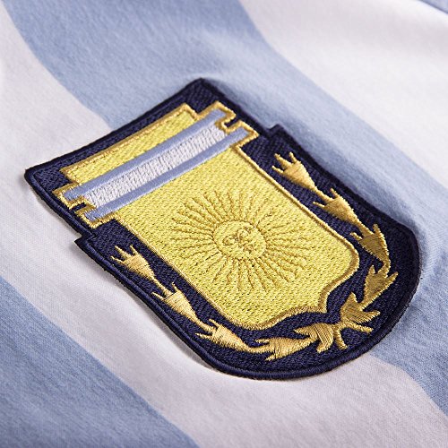 Copa Camiseta Argentina 1982 con Cuello en V para Hombre