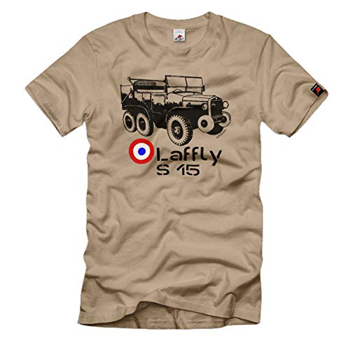 Copytec Laffly S 15 - Remolque del ejército francés para camiones, tres ejes y tren arena M