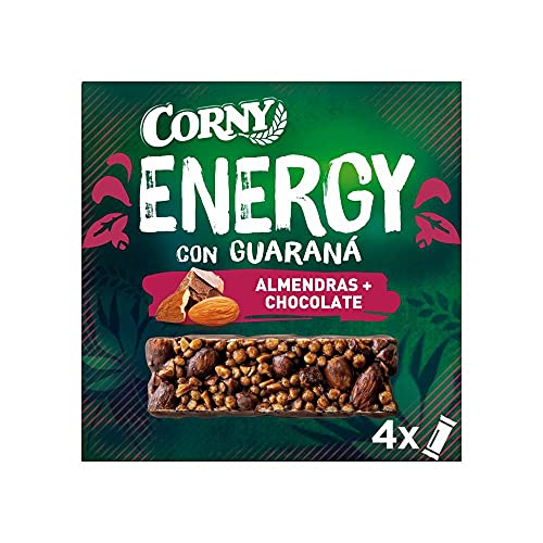Corny Barritas Energy de Almendra y Chocolate con Leche, 12 estuches con 4 barritas 12x (4 x 25)