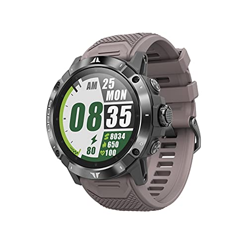 COROS VERTIX 2 GPS Adventure Watch con Mapa Offline Global, GPS de Doble frecuencia, Revestimiento de Diamante de Cristal de Zafiro y Bisel de Titanio, BLE, Strava y TrainingPeaks-Obsidian