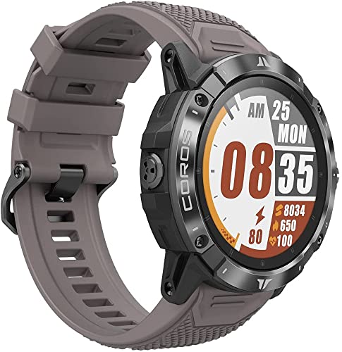 COROS VERTIX 2 GPS Adventure Watch con mapa offline global, GPS de doble frecuencia, revestimiento de diamante de cristal de zafiro y bisel de titanio, BLE, Strava y TrainingPeaks-OBSIDIAN