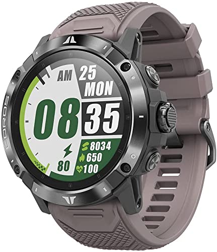 COROS VERTIX 2 GPS Adventure Watch con mapa offline global, GPS de doble frecuencia, revestimiento de diamante de cristal de zafiro y bisel de titanio, BLE, Strava y TrainingPeaks-OBSIDIAN