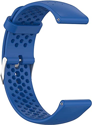 Correa de Reloj de Silicona Suave Compatible con Garmin Forerunner 158 / Forerunner 55, Repuesto Ideal (Pattern 7)