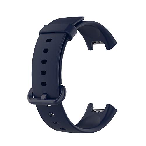 Correas de Reloj,Correa para Xiaomi Mi Watch Lite,Bandas Correa Repuesto,Flexible Silicona Reloj Recambio Ajustable Brazalete Watch Correa Repuesto para Xiaomi Mi Watch Lite/Redmi Watch (azul marino)