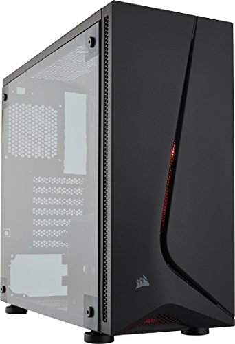 Corsair CC-9011138-WW Carbide Series SPEC-05 Gabinete para Juegos de Torre Media, Negro, Plástico y Acero Inoxidable