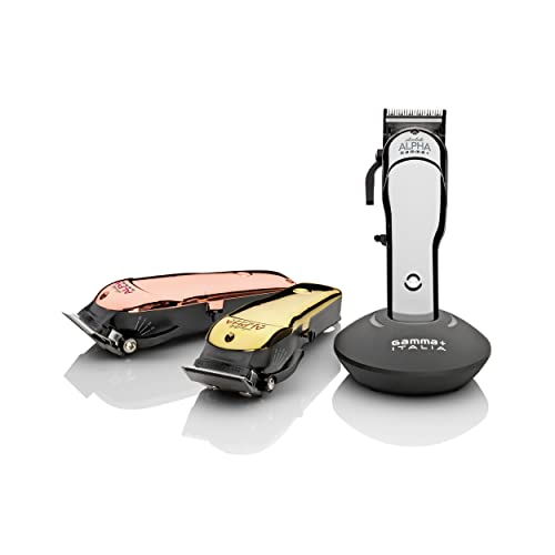 Cortapelos Gamma Piu Absolute ALPHA Clipper a Batería con 3 carcasas intercambiables