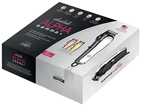 Cortapelos Gamma Piu Absolute ALPHA Clipper a Batería con 3 carcasas intercambiables