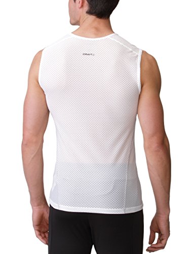 Craft Cool Mesh Camiseta Interior, Hombre, White, S