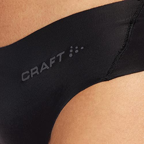 Craft Sportswear Braguita brasileña para Mujer, Capa Base, Color Negro, L